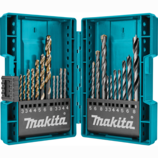 Makita - 21-delni kombinovani set burgija za zid, metal i drvo - B-44884