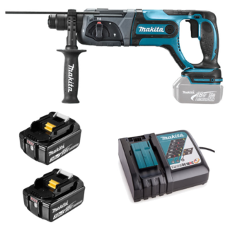 Makita Aku. udarna bušilica 18V SDS+, DHR241Z+ baterija 18V 3Ah BL1830B
