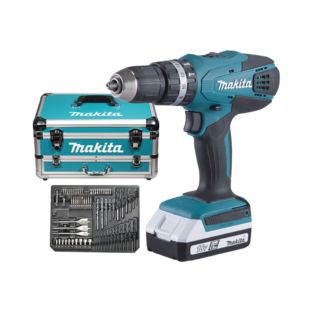 Makita Akumulatorska udarna bušilica-odvijač 18 V, HP457DWEX4