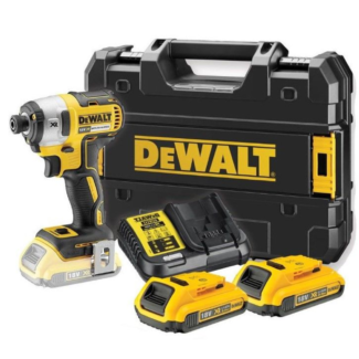 DeWalt Akumulatorski udarni odvijač bez četkica 18V 2.0Ah, DCF887D2