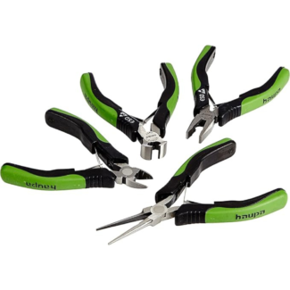 Haupa -Set 4 kom. - sečice - kombinovana klešta - špicasta klešta -H2118800