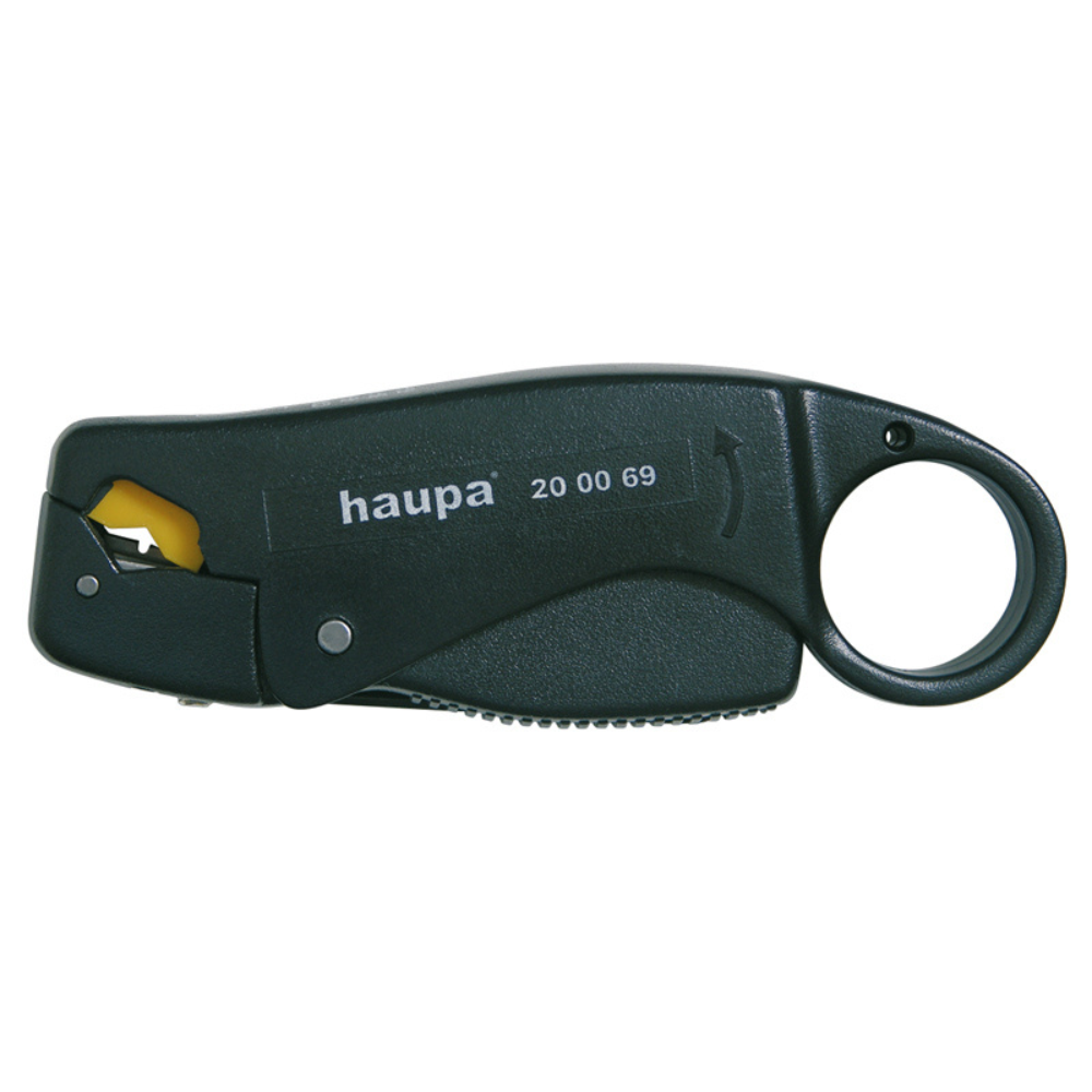 Haupa - Alat za skidanje izolacije sa koaksijalnih kablova RG-58 - RG-59/62 - RG-6 i 6QS - H2000690