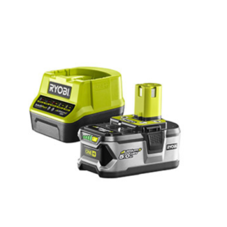 Ryobi Punjač 18V+Baterija 5.0 RC18120-150, 5133003366