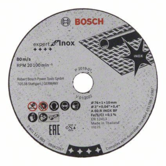 Bosch - Rezna ploča Expert for Inox fi 76 5/1 - 2608601520