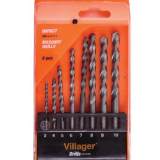 Villager - Burgije za beton Impact Line DMA-SET 8 kom - 062716