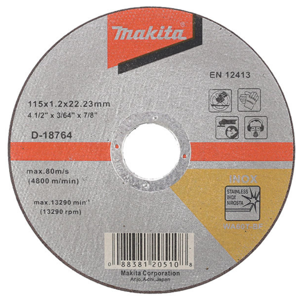 Makita Disk za sečenje nerđajućih čelika 115mm - D-18764