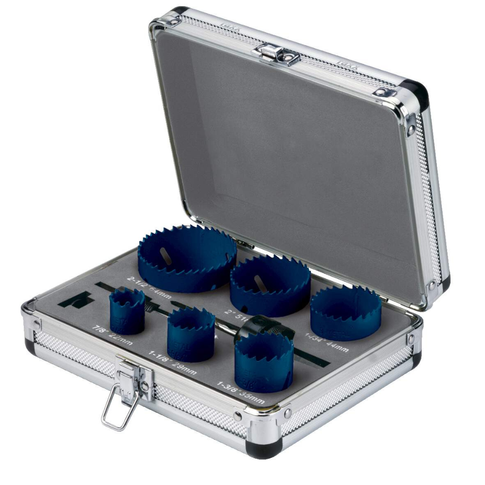 Raxx - Krunaste testere set HSS-bimetal u alu-koferu 9 kom - RAXX1131995