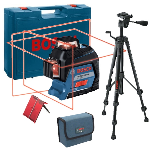 Bosch Laser za linije - GLL 3-80 P + BT 150, 06159940KD