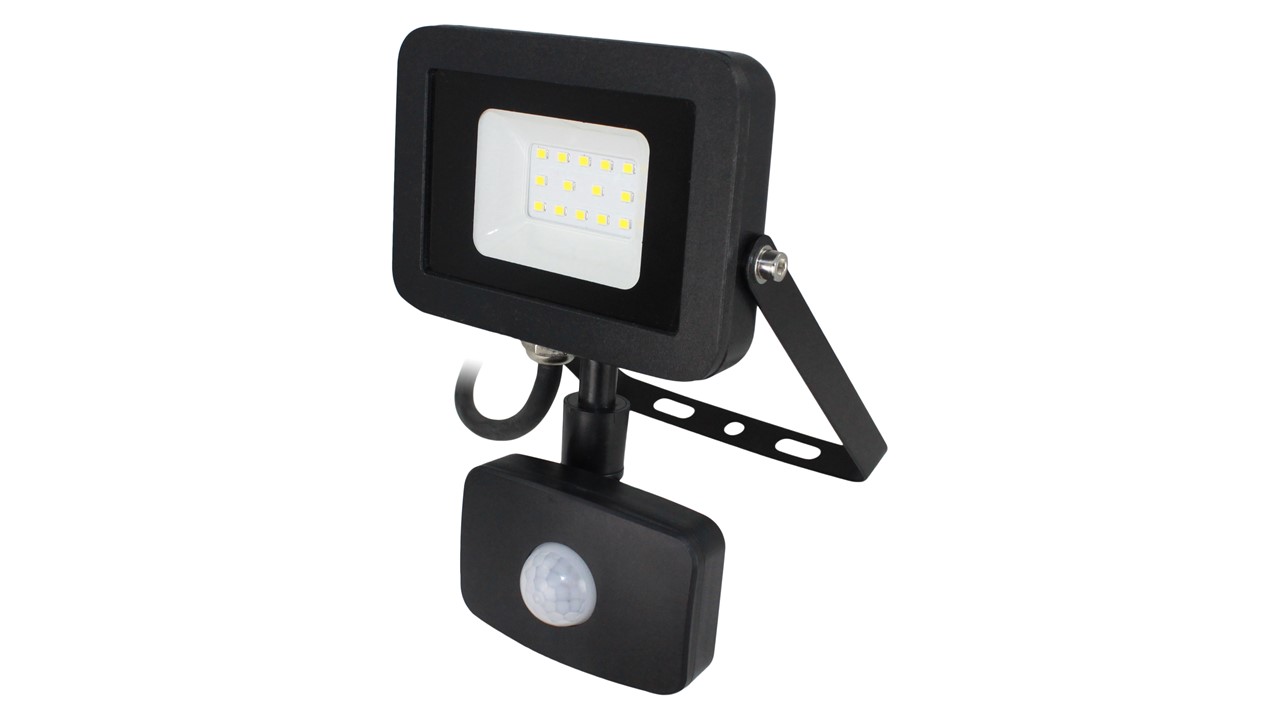 Commel LED reflektor 10 W 800 lm IP44 25 000 h PF>0.9-crni, 307-215