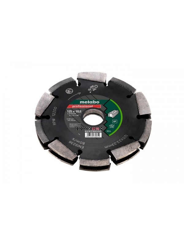 Metabo Dijamantski disk električarski ø125x22.23x18 mm, 628298000