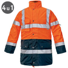 Albo Termoizolovana vodootporna jakna visoke vidljivosti-Biroad 4 u 1, OD-HV165-x