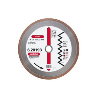 Metabo Dijamantski disk za pločice ø125x22.23 mm, 628193000