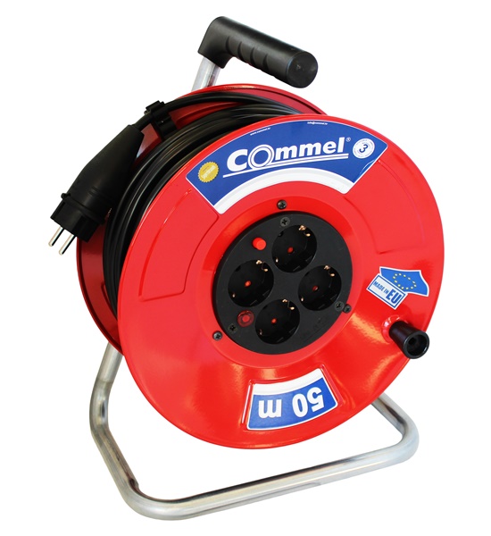 Commel Kablovska motalica H05VV-F 3G2.5/25m 280mm, 0909