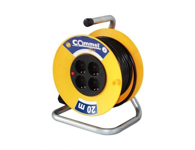 Commel Kablovska motalica H05VV-F 3G1.5/20m 230mm, 0960