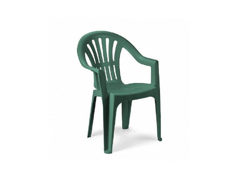 Baštenska stolica plasticna KONA zelena, 041833