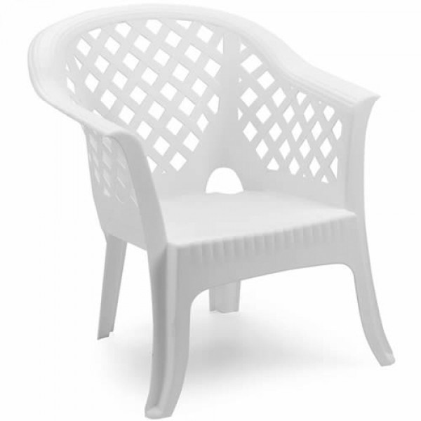 Baštenska bela fotelja - LARIO, 037985