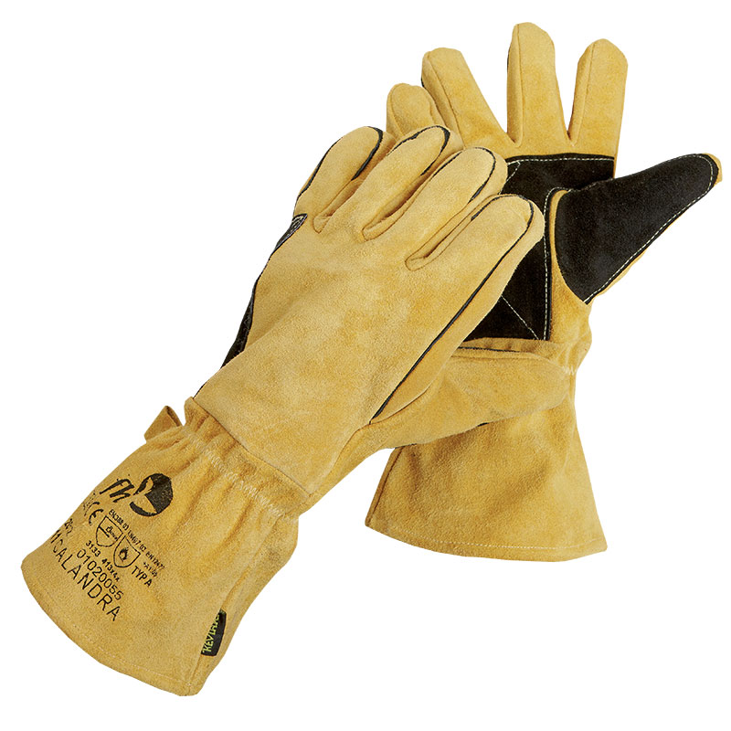 Albo Kožne zaštitne rukavice za zavarivače-Calandra, R-FH0210