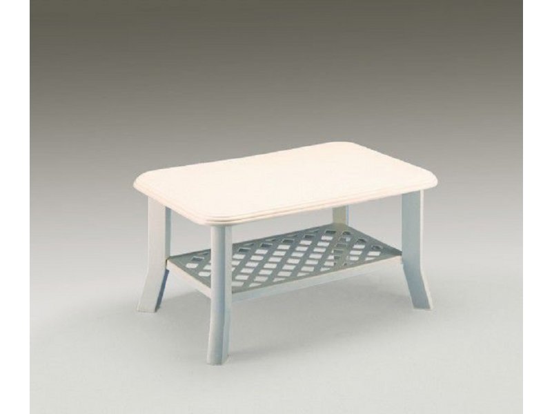 Baštenski sto plastični 90 x 60 x 46CM - beli NISO, 030761