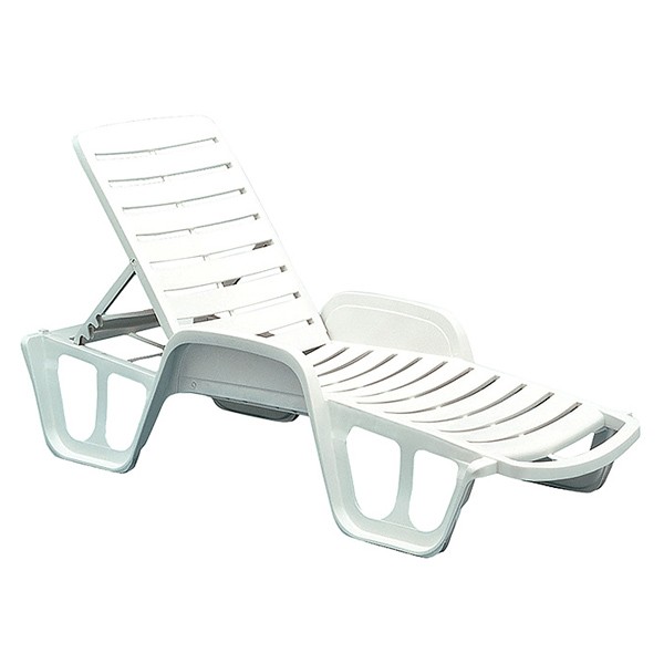 Baštenska ležaljka plastična sklopiva - Lettino Fisso, 029088