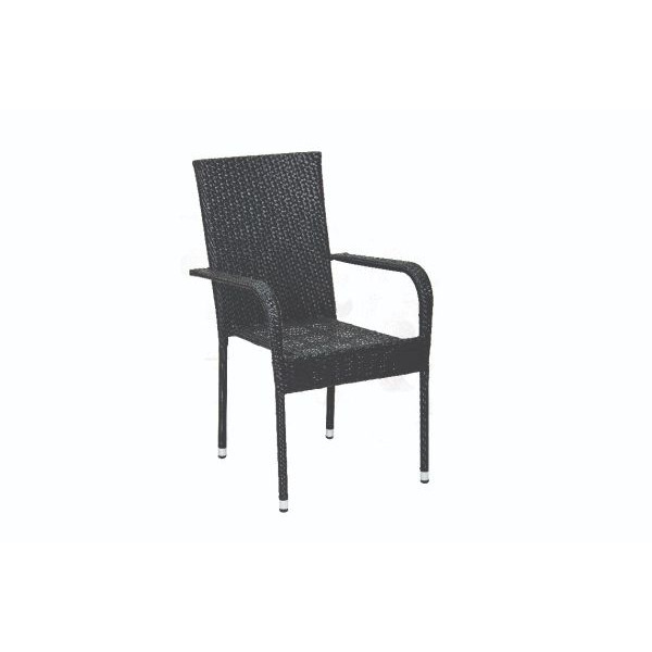 Green bay Baštenska Bay stolica siva/braon/crna 56 × 65 × 94 cm, 060350