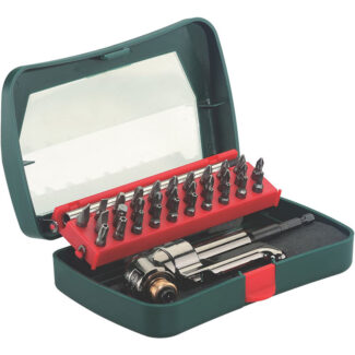 Metabo - Set bitova sa ugaonim adapterom, 32 kom - 630464000