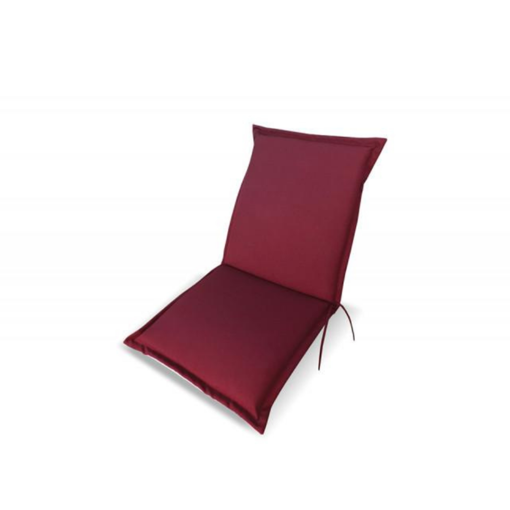 Jastuk sa naslonom za stolice 49x119x4 bordo, 069990
