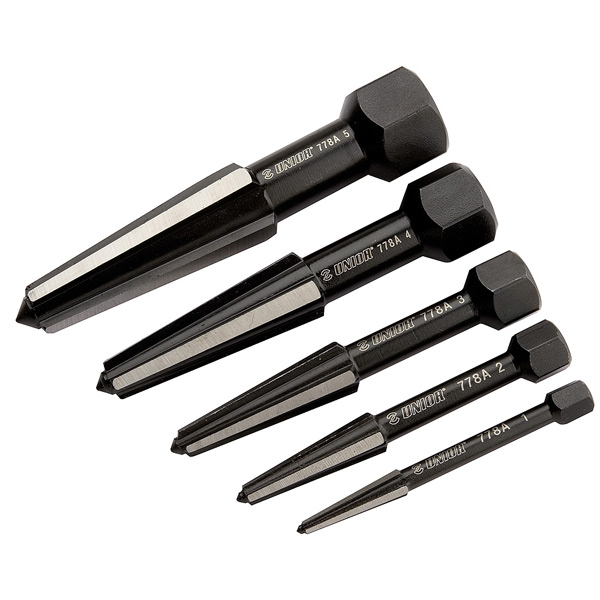 Unior Set dvoreznih izvlakača zalomljenih vijaka 5 kom, 616830
