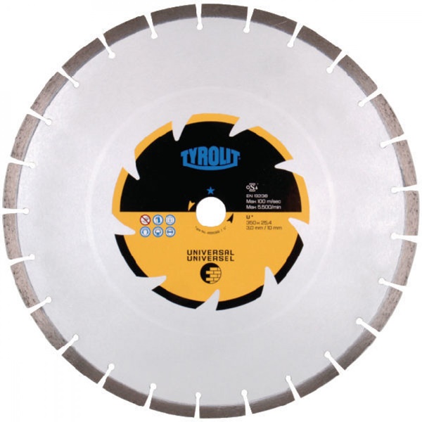 Tyrolit - Dijamantska segmentna ploča za beton/armirani 350x3.0x25.4 - Basic - 466099