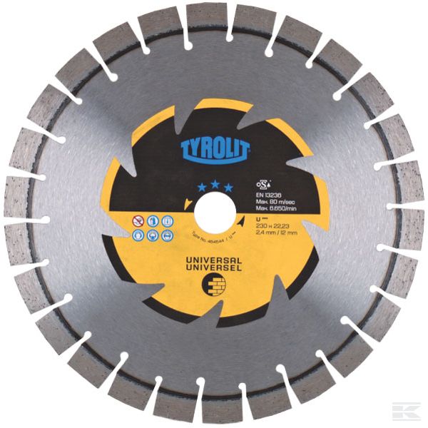 Tyrolit - Dijamantska ploča za beton 180x2.4x22.23 - Premium - 464543