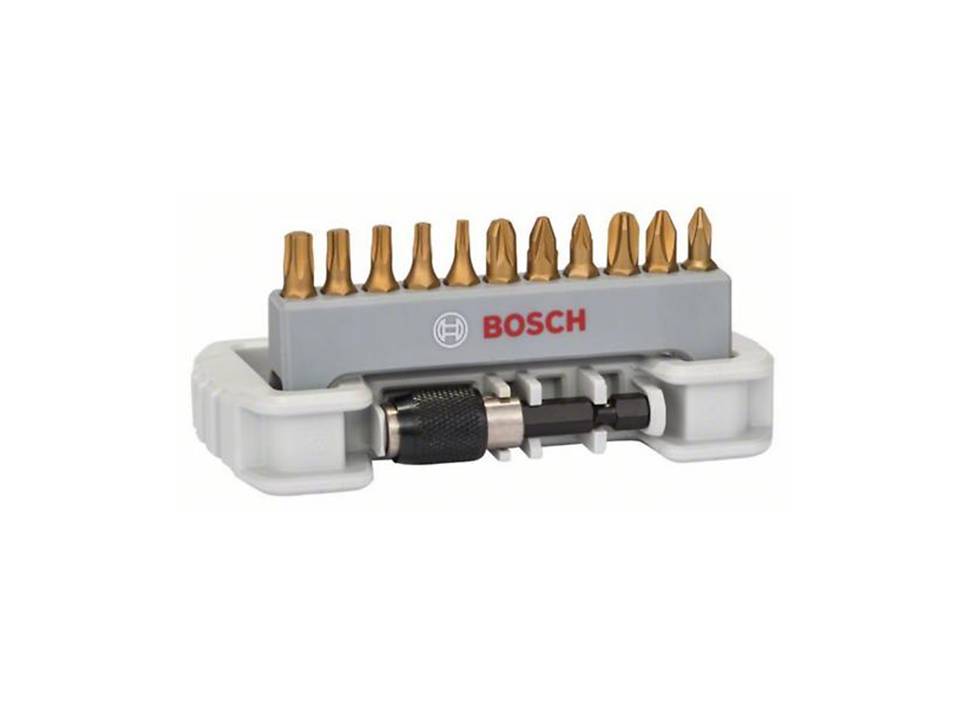 BOSCH - Set bitova odvrtača sa držačem bitova, 11 delova, 25mm - 2608522126