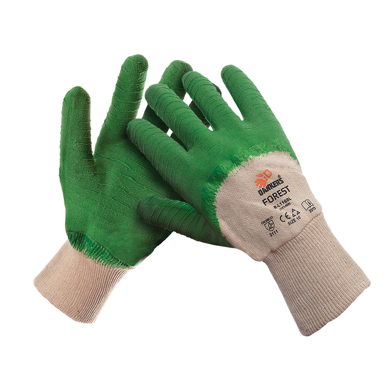 Albo Dankers Forest blister - rukavice sa prirodnim hrapavim lateksom R-L116BL