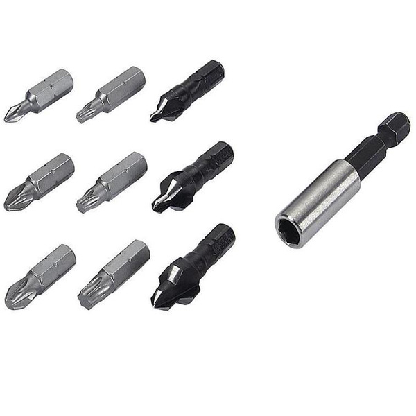 Wolfcraft - Set upuštača i bitova - 2542000