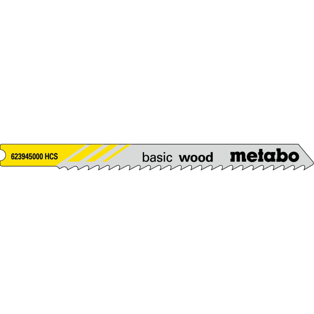 Metabo - List za ubodnu testeru "Classic" za drvo sa U prihvatom, 74/3 mm, 5 kom - 623945000