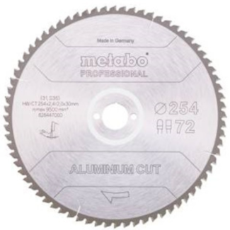 Metabo - List kružne testere "Aluminium cut - professional", 254x30 mm - 628447000