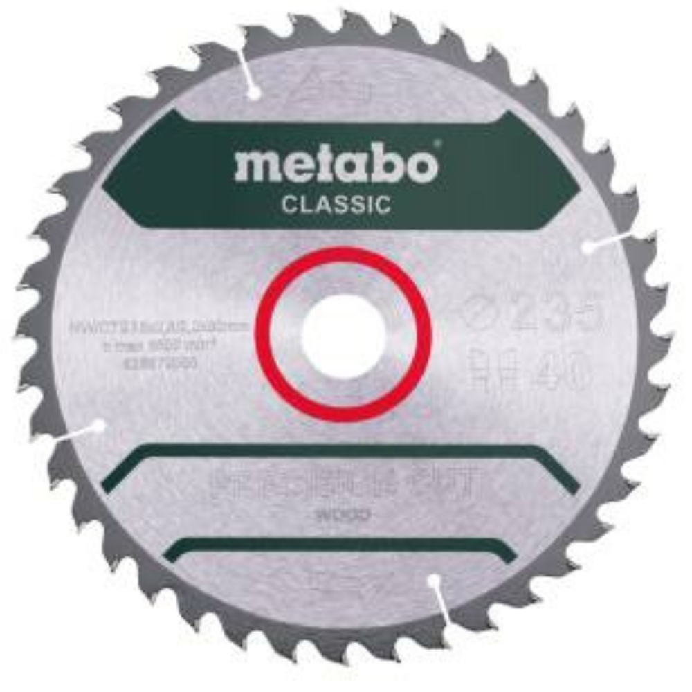 Metabo - List za kružnu testeru "PRECISION CUT WOOD - CLASSIC" Z40 WZ 15°, 230 x 30 mm - 628679000