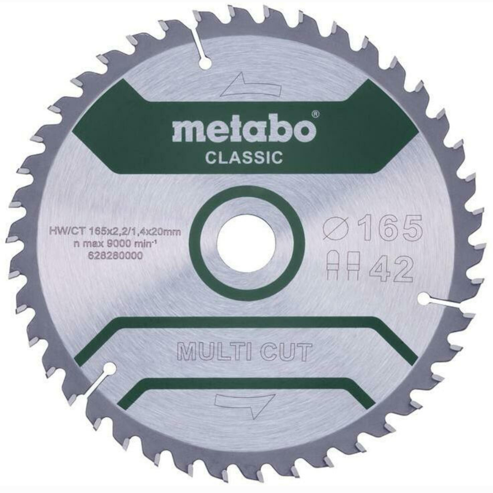 Metabo - List za aku. ručne cirkulare "MULTI CUT - CLASSIC" Z42 FZ/TZ 5°, 165 x 20 mm - 628280000