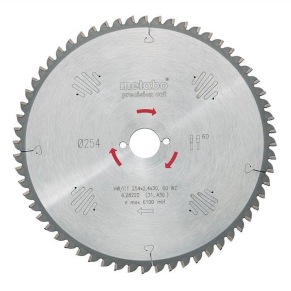 Metabo - List kružne testere "Multi cut - professional", 254x30 mm, Z80 FZ/TZ, 5°neg. - 628223000
