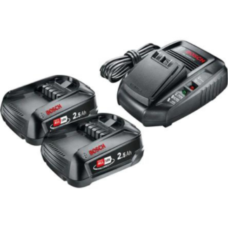 Bosch Starter set 2x PBA 18V 2,5 Ah + punjač AL1830CV, 1600A011LD