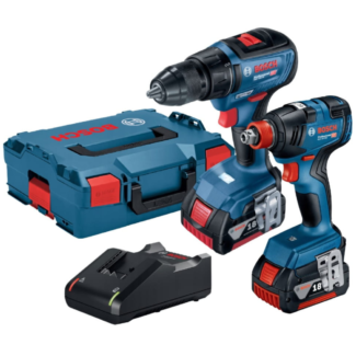 Bosch Set akumulatorskog alata GSR 18V-50 + Bosch GDX 18V-200, 2x4,0Ah + kofer, 06019J2220