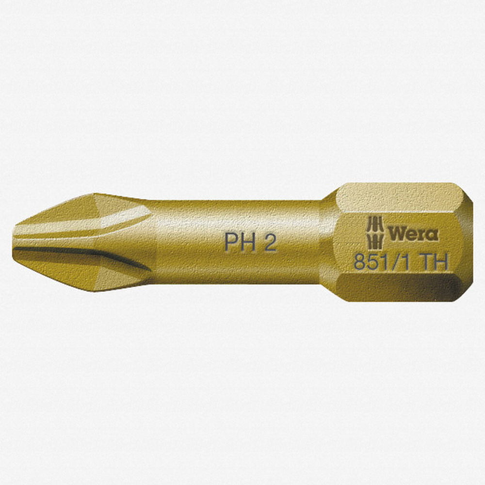 Wera - Phillips Torsion 2X25mm Bit 851/1 - 05056610001 | Mixal