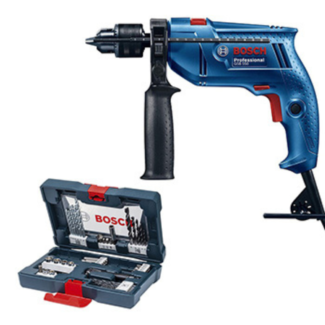 Bosch Vibraciona bušilica GSB 550 + 41-delni set pribora, 06011A1003