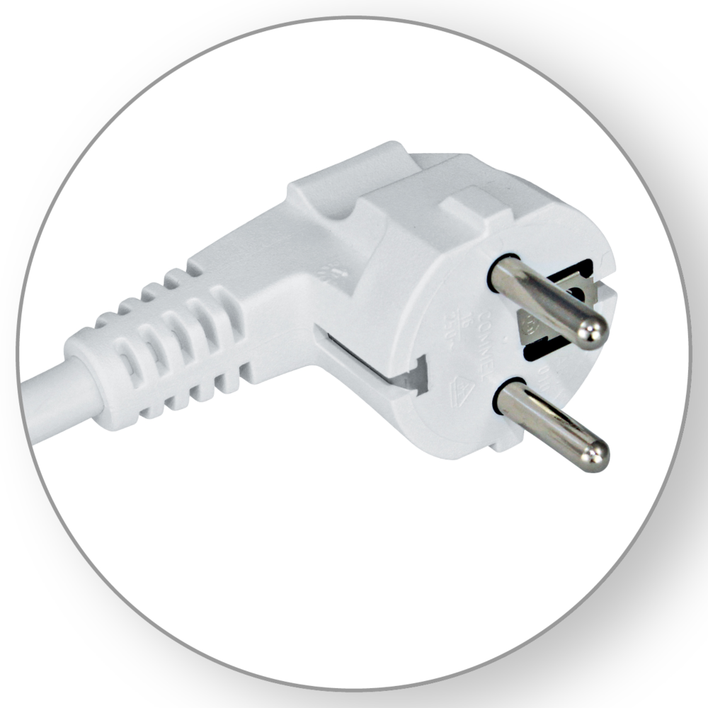 Commel Priključni kabel 16 A, 1,5m H05VV-F 3G1,5 - C 0512