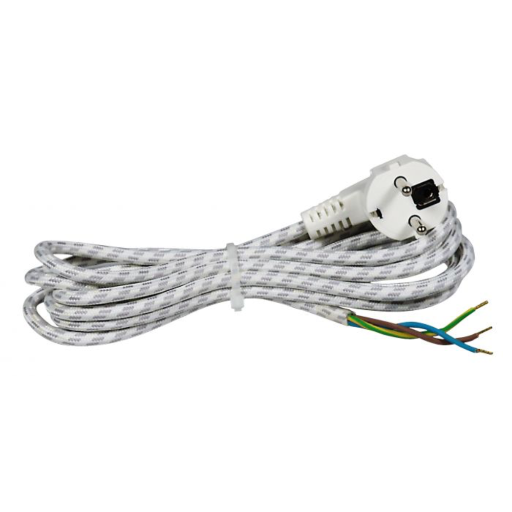 Commel Priključni Kabl Za Peglu 6A 250V 1300W 3m H03RT-H 3G0,75-C 0339