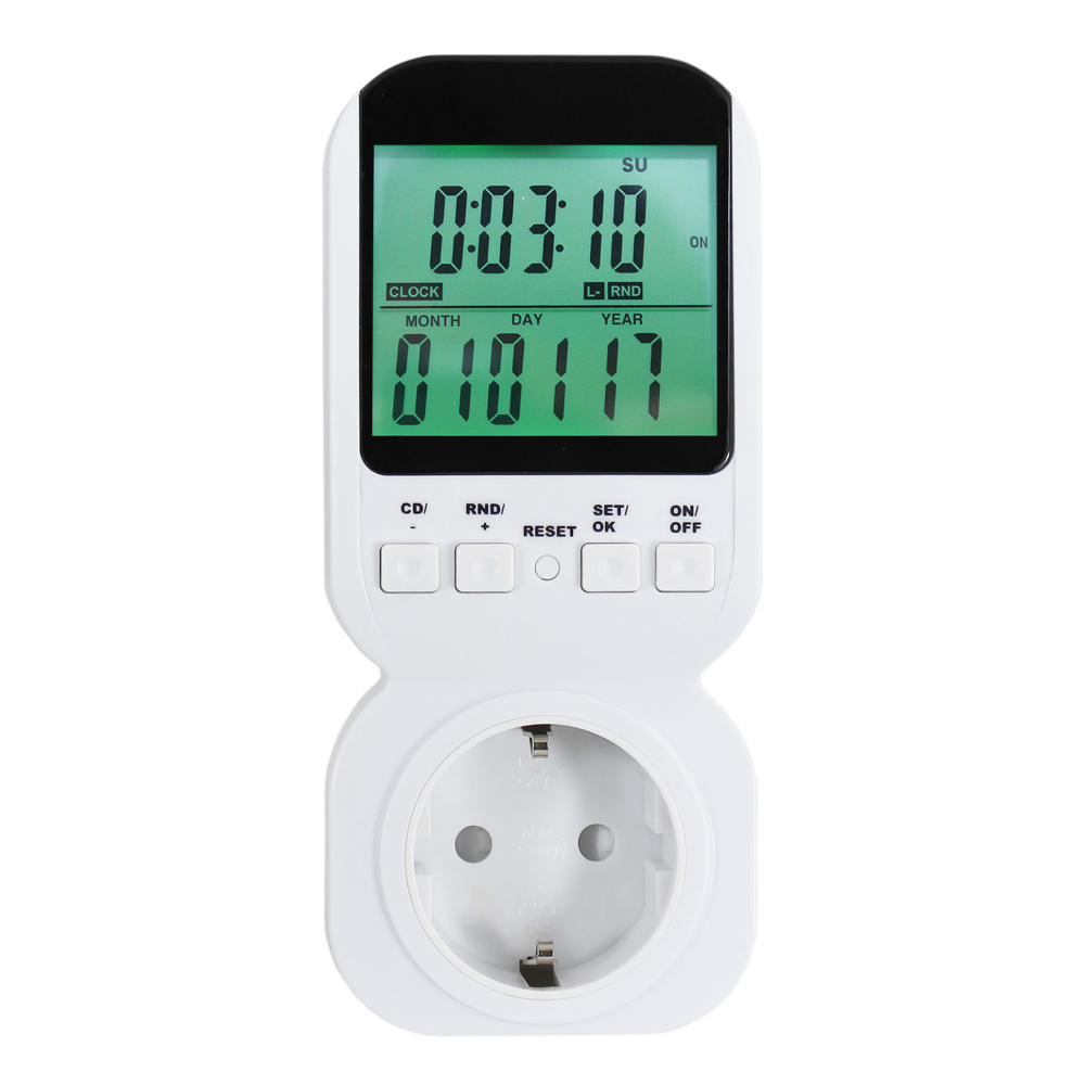 Commel Digitalni programator - timer, 16 ON/OFF programa, 230 V~ 3680 W (sekundni) - C 261-152