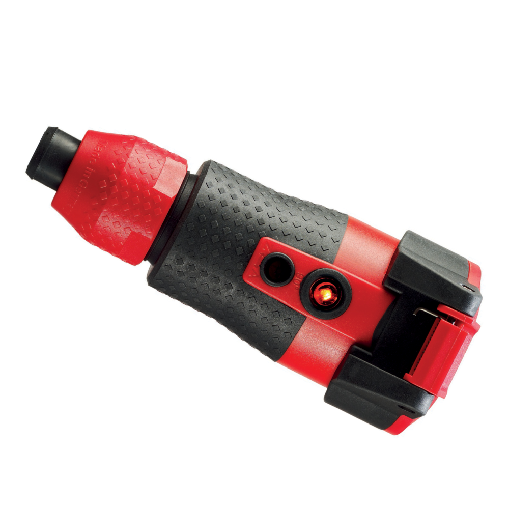 Commel Profi natikač sa kontaktom za uzemljenje, 250 V~, IP54, indikator napona, crveni - C 291-305