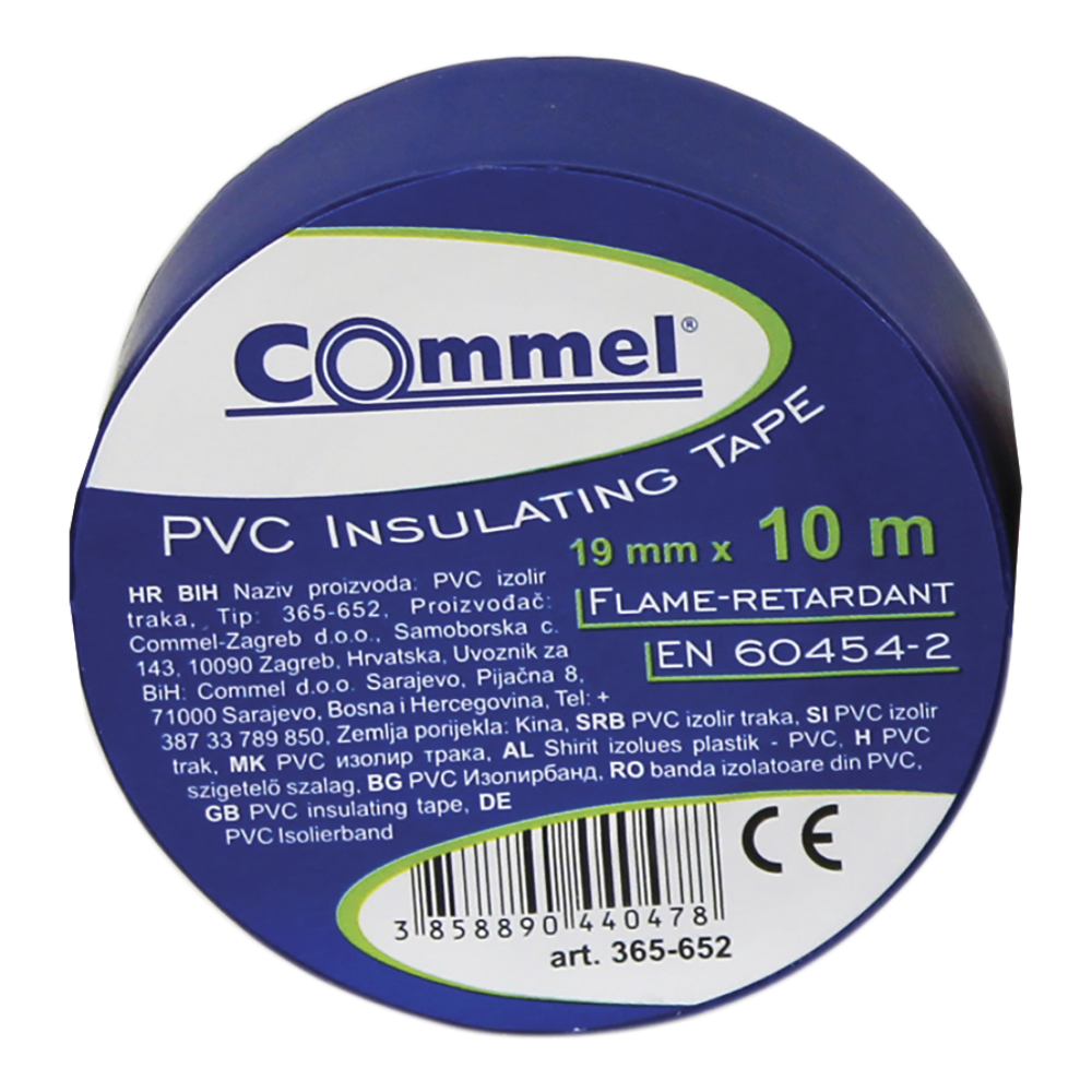 Commel Izolir Traka 0.13 mm x 15 mm x 10 m Plava - C 365-602