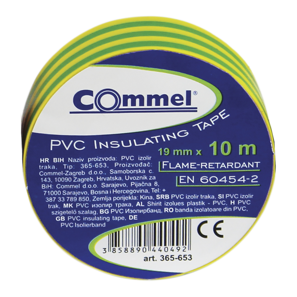 Commel Izolir Traka 0.13 mm x 15 mm x 10 m Žuto-Zelena - C 365-603