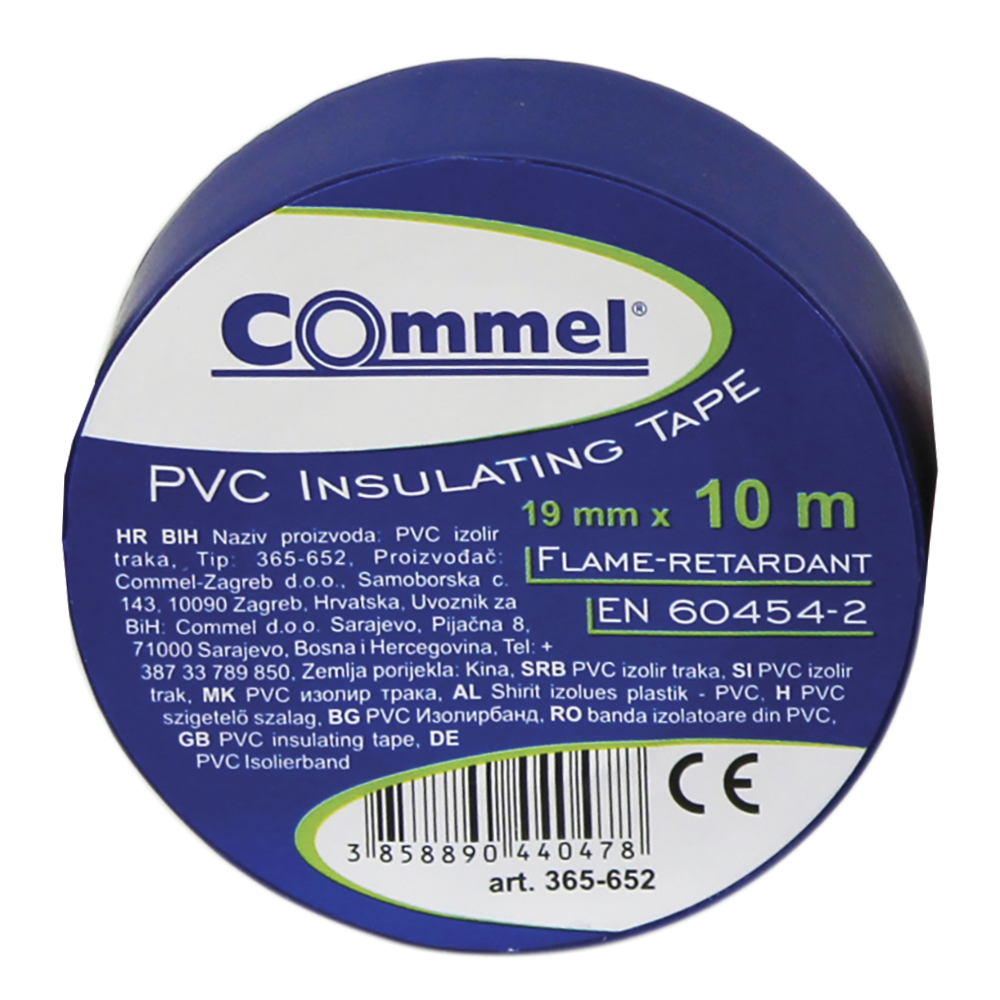 Commel Izolir Traka 0,13mm X 19mm X 10m, Plava - C 365-652