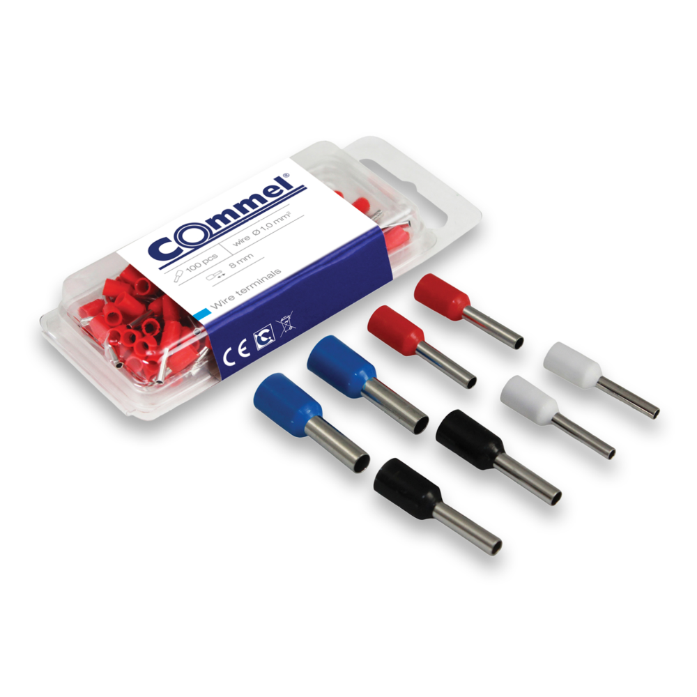 Commel Izolovane Hilzne 1,00mm2, 100kom - C 365-802