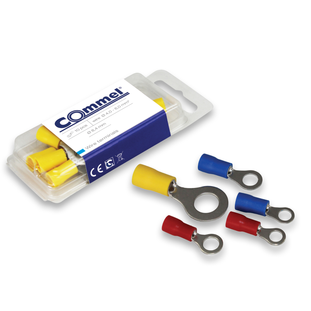 Commel Okaste Papučice 0.5-1.5mm2, 4.3mm, 25kom - C 365-881